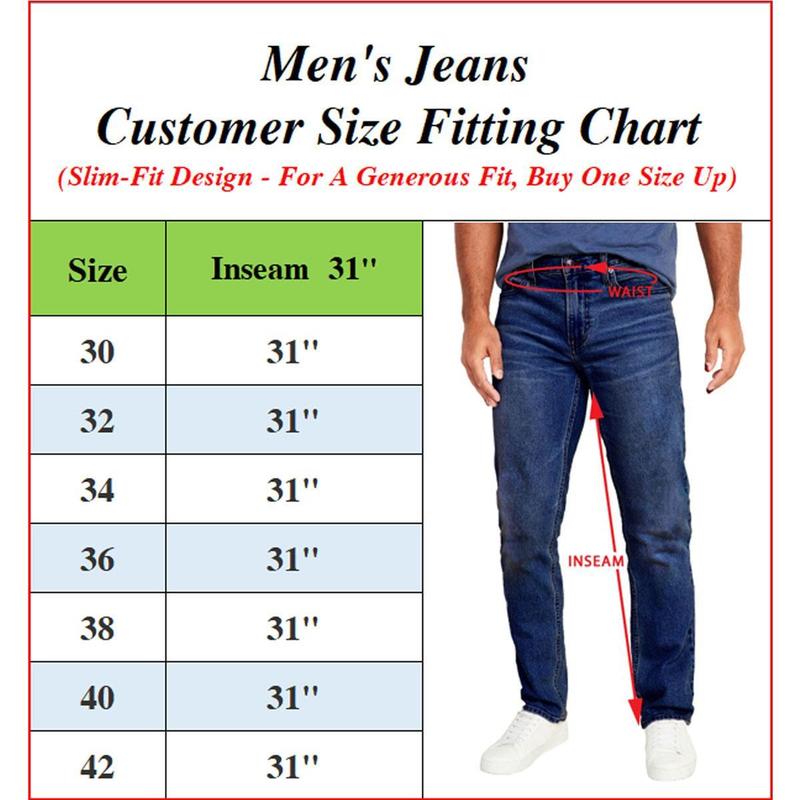 Men's 3-Pack Flex Stretch Slim Straight Jeans