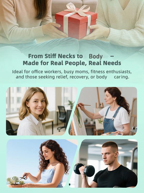 Handheld Full Body Massager with Heat & Vibration