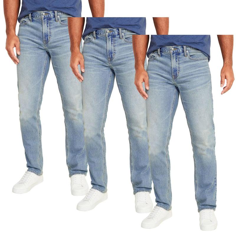 Men's 3-Pack Flex Stretch Slim Straight Jeans