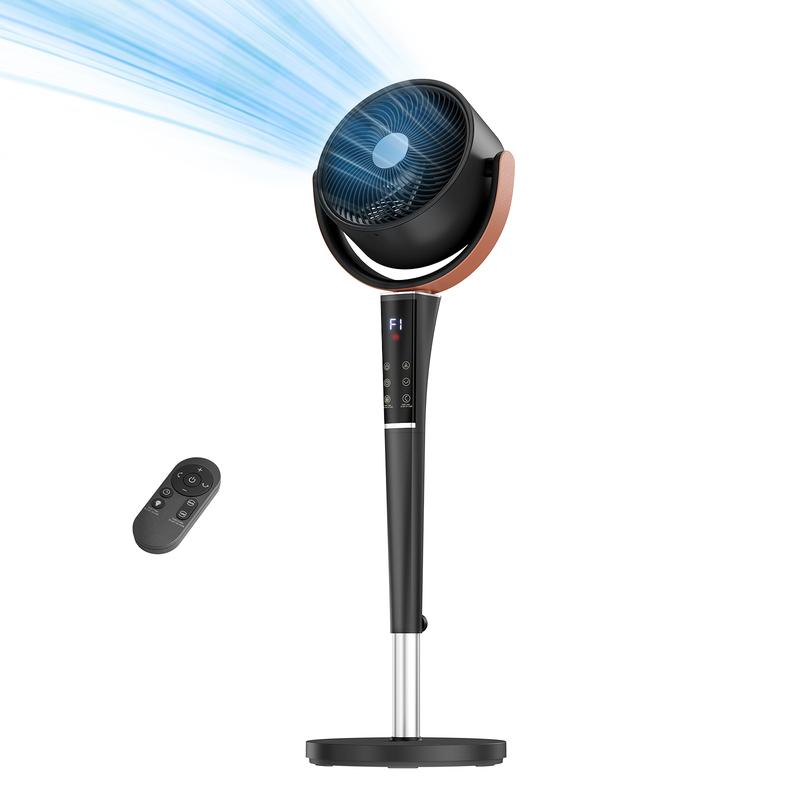 Quiet DC Pedestal Fan – 120° Oscillation