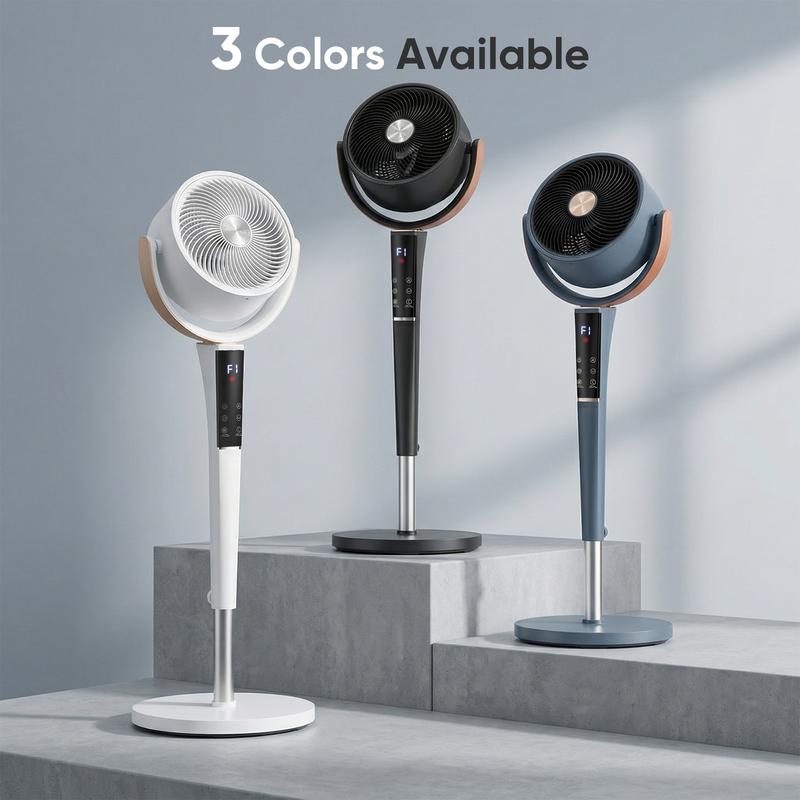 Quiet DC Pedestal Fan – 120° Oscillation