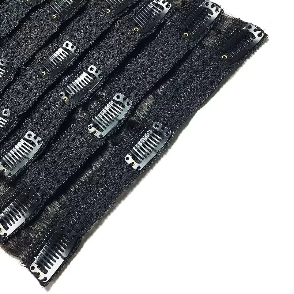 Human Hair Clip Extensions