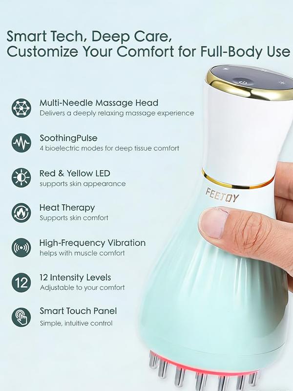 Handheld Full Body Massager with Heat & Vibration