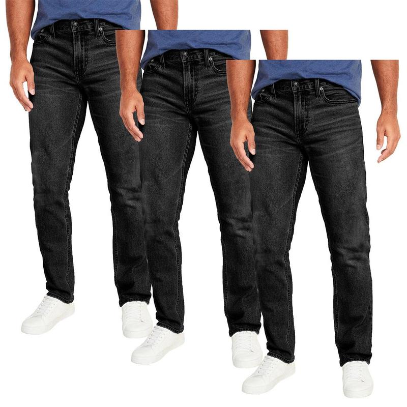 Men's 3-Pack Flex Stretch Slim Straight Jeans